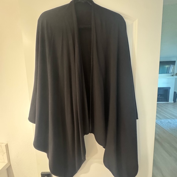 JJ WINKS Sweaters - Black Wrap Shawl